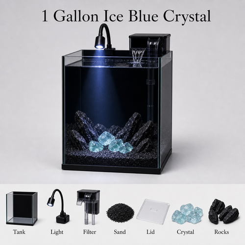 1 gallon ice blue crystal
